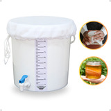 Balde Fermentador Para Kombucha 12l Bpa Free Profissional