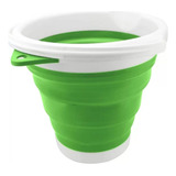 Balde Flexível Retrátil Silicone Portátil 5 Litros Dobrável