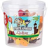 Balde Forte Apache- Índios- Gulliver- 43 Peças