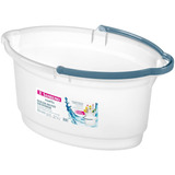 Balde Oval 14 Litros De Limpeza Transparente Hydrus Sanremo