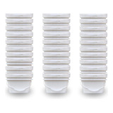 Balde Para Cloro 100 10l Retangular Com Tampa 30 Pçs