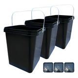 Balde Para Compostagem Caseira 3 Pçs