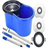Balde Perfect Mop Pro 360- Giratório Limpeza Geral Esfregão 12l