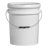 Balde Plástico Atóxico Alimentício 20l Tampa Hermética Cor Branco