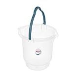 Balde Plástico De 12 Litros Linha Hydrus Sanremo Transparente