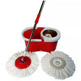 Balde Spin Mop Centrifuga Inox Esfregão