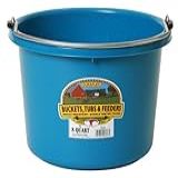 Baldes De Plástico Miller Manufacturing P 8 TEAL Azul Petróleo