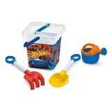 Baldinho De Praia Hot Wheels Com Acessórios 82746 Fun