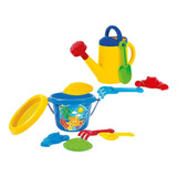 Baldinho Regador Kit Brinquedo P Criança Brincar Na Praia