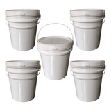 Baldinhos De 5l Branco 5 Pçs