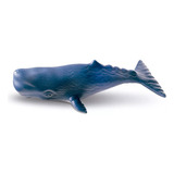 Baleia Cachalote Realista 27cm Animal Aquático Brinquedo
