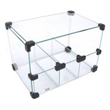 Baleiro Vidro Multiuso 30 X 0 20 X 0 20 Cor Preto