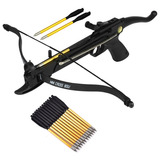 Balestra Besta Crossbow Mankung Polímero 80 Lbs Com 12 Setas