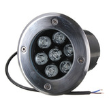 Balizador Led Luminária Chão Piso 7w Embutir Ip68