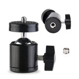 Ball Head Adaptador Para Tripé Camera Ring Light 360 1 4