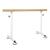 Ballet Barre Barra De Balé Móvel Doméstica Cabo De Madeira Maciça De Aço Com Quatro Ventosas Capacidade De Carga De 500 Kg Color White Size 2 5M 8 2FT 