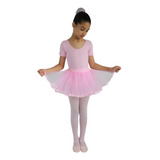 Ballet Roupa Kit Completo Infantil Tule Tutu Balé