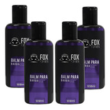 Balm Para Barba 4uni 120g Hidratção E Maciez Fox For Men