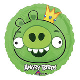 Balões Metalizados Angry Birds Porco 22cm