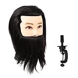 Baluue 1 Conjunto De Modelo De Cabeça Masculina Ferramenta De Prática De Cabeleireiro Cabeça De Cabeça De Prática De Cabelo Molde De Cabeça De Corte Masculino Cabeça De