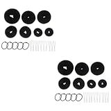 Baluue Kit Para Fazer Coque De Donut 44 Peças Grampos De Cabelo Faixas Elásticas De Cabelo Laços Acessório De Cabelo Para Mulheres Kit De Fazer Coque De Cabelo Acessórios Para