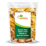 Banana Chips Desidratada Salgada Ou Doce Sabores 1kg