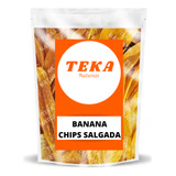 Banana Chips Fatiada Salgada 1kg Teka Naturais