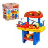 Bancada De Ferramentas Infantil Brinquedo Didático Menino