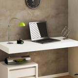 Bancada Escrivaninha Suspensa Mesa Mdf Notebook 90x40x4 5