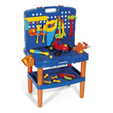 Bancada Maleta Infantil Ferramentas Infantil Plastico 45 Pcs