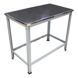 Bancada Mesa Central Tampo Inox Industrial Ekenox Vix2555