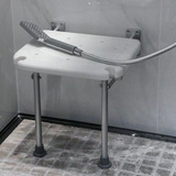Banco   Assento Dobrável De Banho Para Parede Em Alumínio