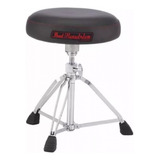 Banco De Assento Redondo Preto Pearl Roadster D 1500
