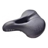 Banco De Bicicleta Selim Vazado Confort C molas Preto Ltx