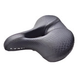 Banco De Bicicleta Selim Vazado Confort C molas Preto Ltx