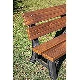 Banco De Jardim 150cm Em Madeira Plástica In Brasil Ipê