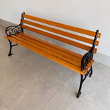 Banco De Jardim Frances 7 Réguas 150 Cm Madeira De Lei Praça