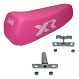 Banco De Mobilete Para Fixar Bagageiro Bike Presilha Canote Cor Rosa