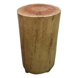 Banco Mesa Tora De Madeira Tronco Árvore Decorativo 40x30 Cm