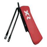 Banco Mobilete Selim Com Suporte De Bicicleta Bike Caloi Xr Cor Vermelho preto