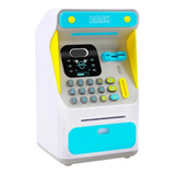 Banco Puxador Notas Moedas Máquina Cofrinho Simulação