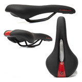 Banco Selim Absolute Vazado Sela Cores Bicicleta Mtb Speed Cor Preto vermelho