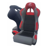 Bancos Concha Reclinavel Preto X Cinza X Vermelho
