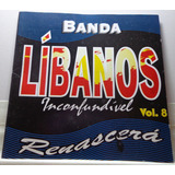 Banda Líbanos Inconfundível Vol 8 forró Cd Original Raro
