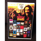 Banda Rush Poster Geddy Lee Alex Lifeson Neil Rock Capas Cd