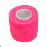Bandagem Adesiva Elástica Flexível Jiu Jitsu 5cmx4 5m Thumb Tape Finger Tape Evita Lesões Na Mão  Rosa 