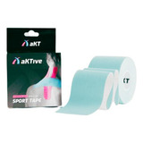 Bandagem Aktive Sport Tape Kinesiology 5cmx5m Verde Água