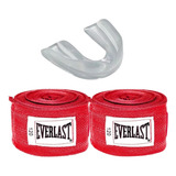 Bandagem Atadura Everlast Vermelho 3 00 Mt par Bucal