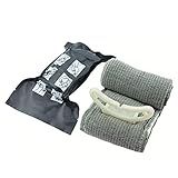 Bandagem De Emergência Bandagem Israelense Altamente Elástica Bandagem De Emergência De 4 Polegadas Bandagem Israelense Bandagem De Controle Hemostático Kit De Compressão De