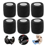Bandagem Elástica Adesiva Flexível Atadura 5cm Kit 6 Un 